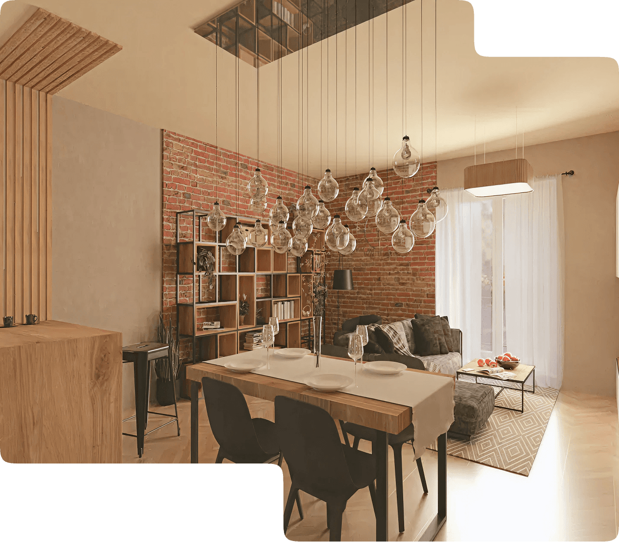 Grafika ilustrująca dostępne przykładowy apartament wykonawcy LiviHome